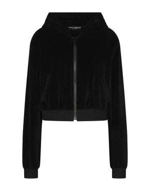 CHENILLE HOODIE WITH DGVIB3 EMBROIDERY