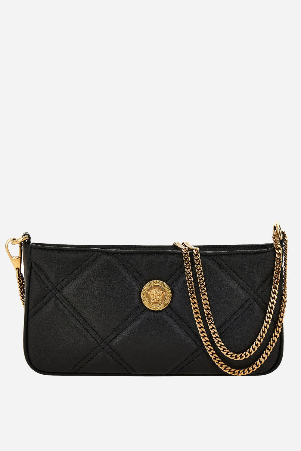 Medusa Biggie Mini Bag In Quilted Calf Leather