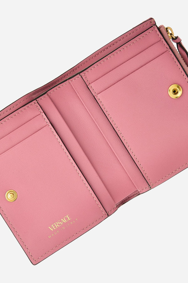 Icon Wallet In Quilted Lamb Leather