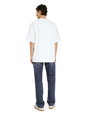COTTON T-SHIRT WITH D&G PRINT