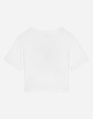 JERSEY T-SHIRT WITH DG EMBROIDERY