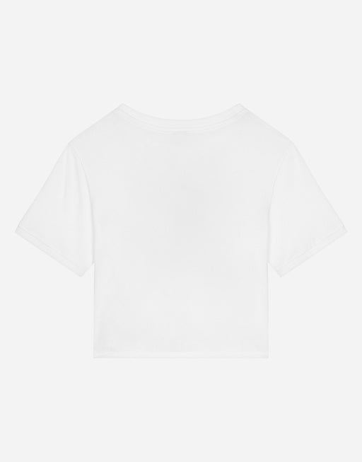 JERSEY T-SHIRT WITH DG EMBROIDERY