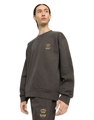 JERSEY SWEATSHIRT WITH EMBROIDERY
