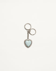 Charm Per Borse Con Portachiavi Coeur Hyperbole  In Metallo, Materiale Sintetico E Cristalli