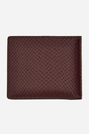 Icon Bifold Wallet W/Coin Pocket In Printed Ayers Calf Leather
