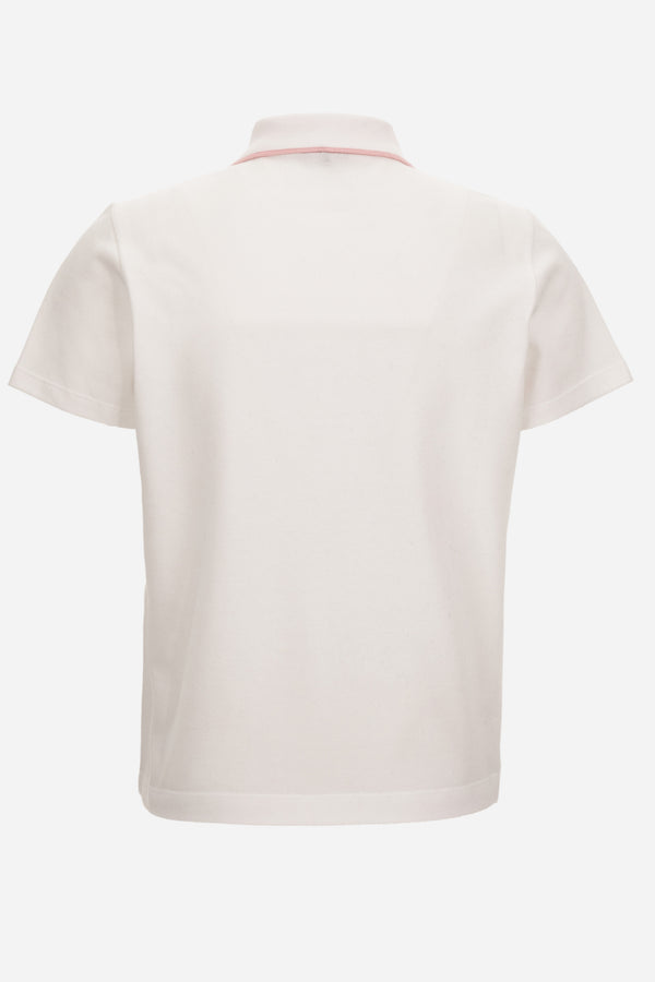 T-Shirt In Piquet Fabric