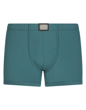 TWO-WAY-STRETCH JERSEY BOXERS WITH LOGO TAG