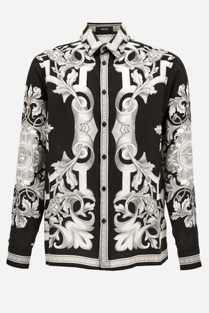 Informal Shirt In Twill Poly Architectural Barocco Print