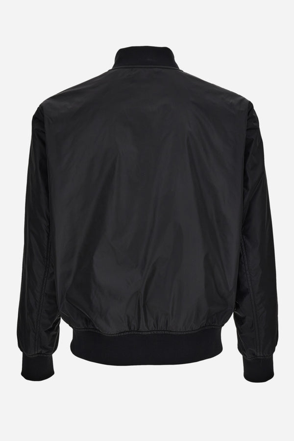 Blouson In Nylon Fabric Combo-Allover Chain Print