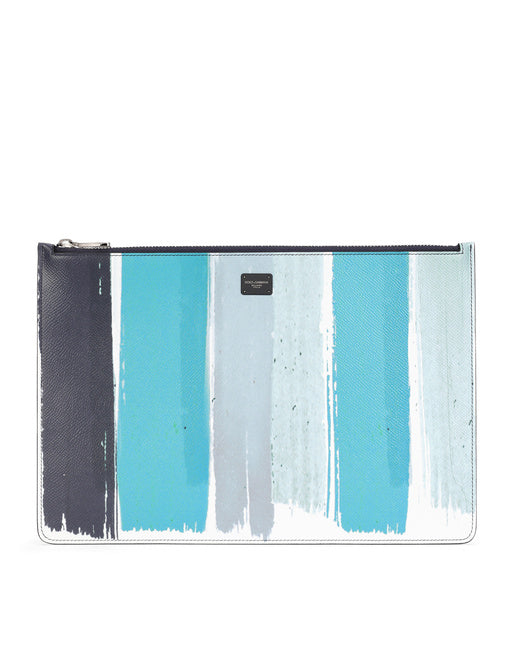 DAUPHINE CALFSKIN TOILETRY BAG WITH LOGO PRINT