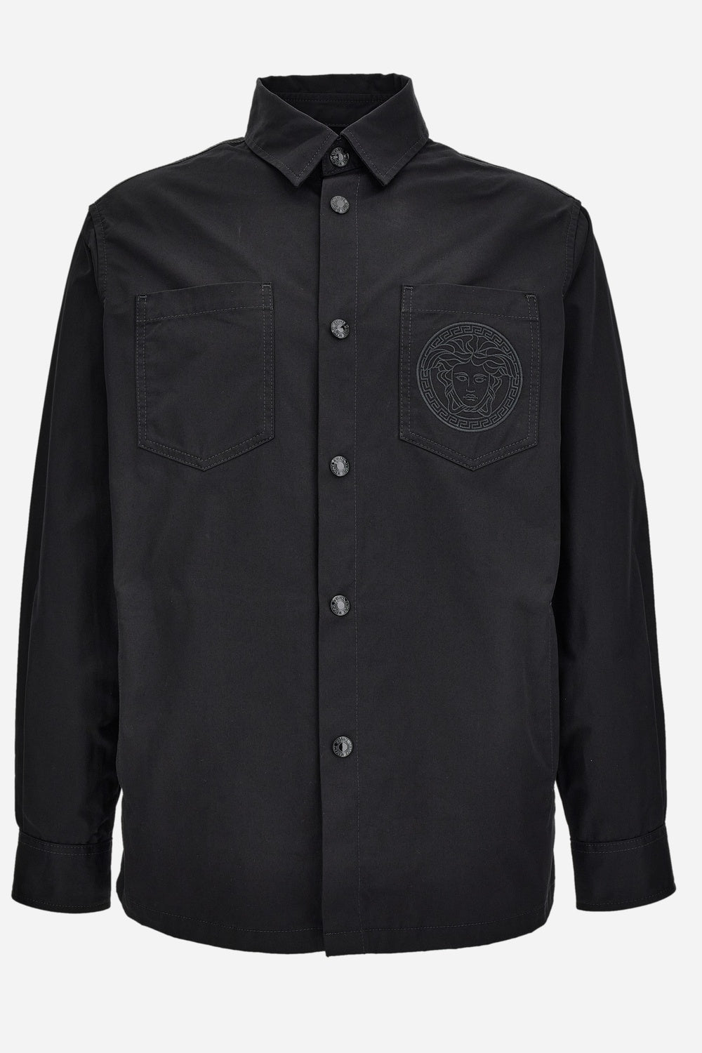 Blouson In Combo Fabrics Cotton Twill-Jacquard Light