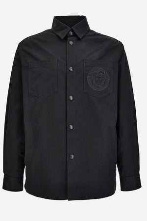 Blouson In Combo Fabrics Cotton Twill-Jacquard Light