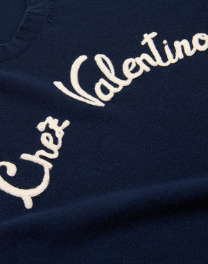 Maglione Girocollo In Lana Con Ricamo Chez Valentino
