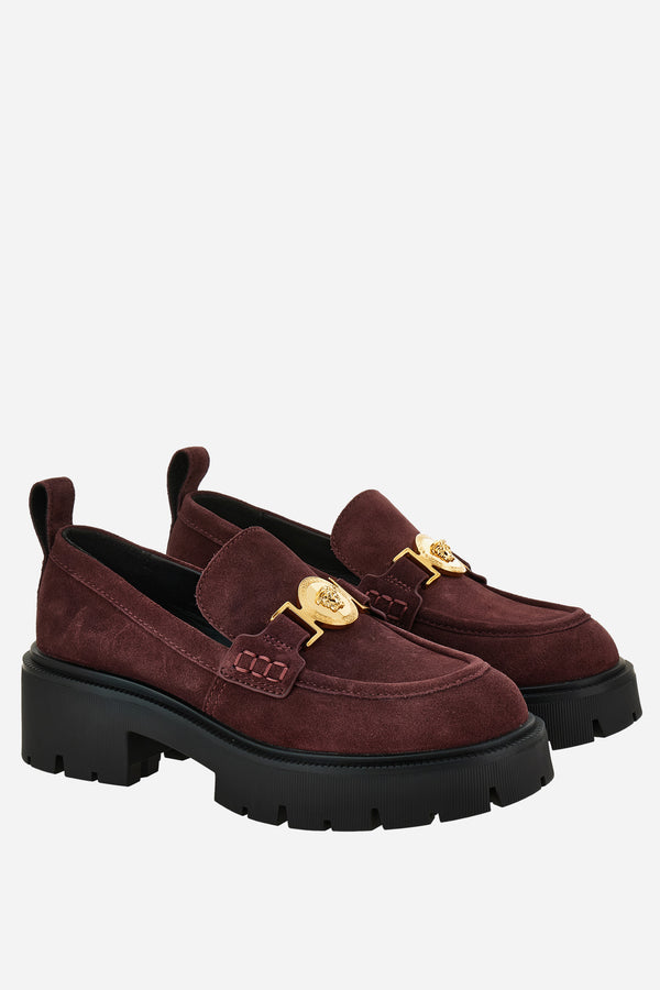 Icon Loafer  In Suede-Enamel Hw