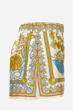 Shorts In Underwater Barocco Foulard On Silk Twill
