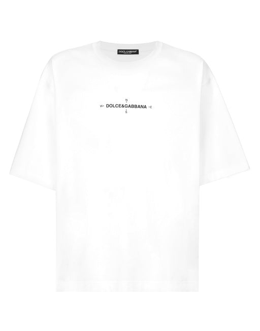SHORT-SLEEVED MARINA-PRINT T-SHIRT