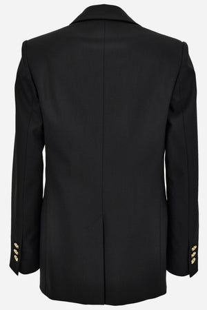 Informal Jacket In Wool-Barocco Palm Allover Printed Lining