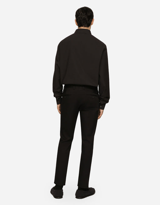 COTTON MARTINI-FIT SHIRT WITH HEAT-SEALED DG DETAIL