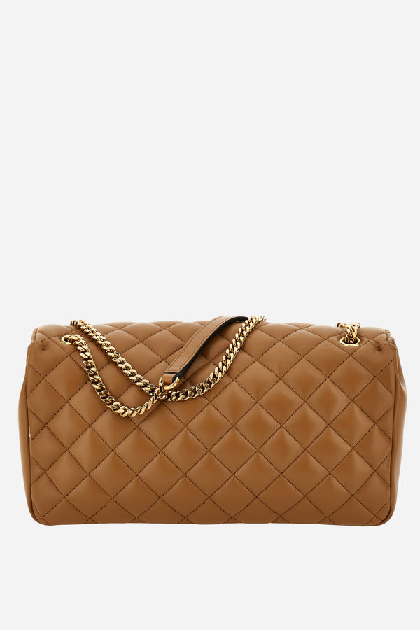 Icon Md Shoulder Bag In Quilted Lamb Leather