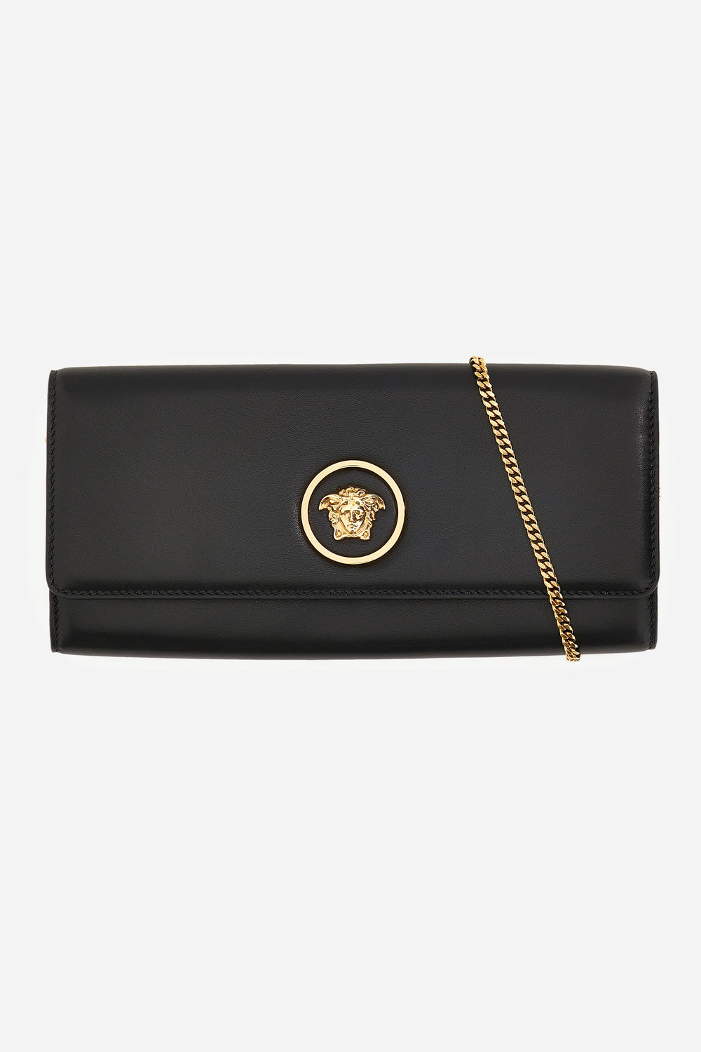 La Medusa Clutch In Lamb Leather