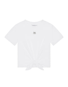 JERSEY T-SHIRT WITH METAL DG LOGO