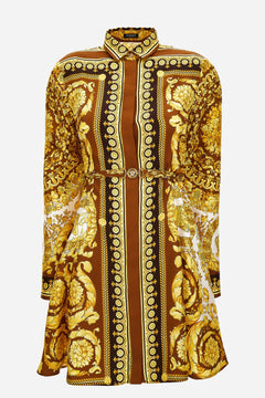 Dress In Barocco 92 Foulard On Silk Twill