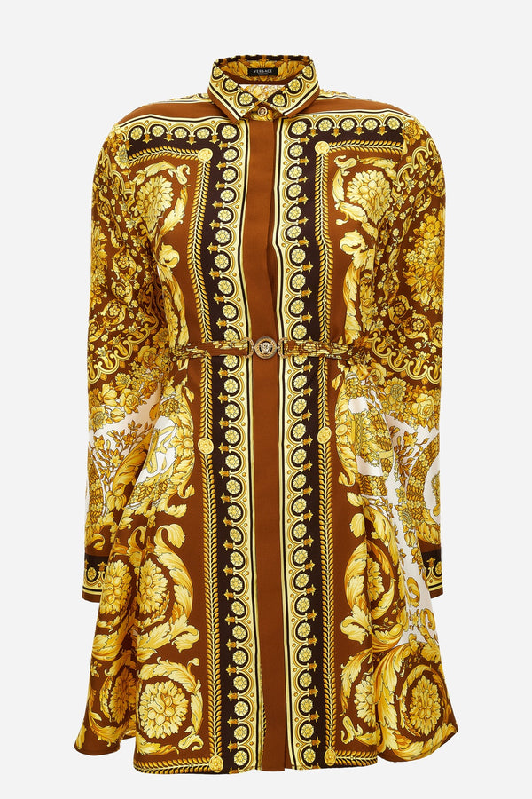 Dress In Barocco 92 Foulard On Silk Twill