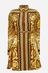 Dress In Barocco 92 Foulard On Silk Twill