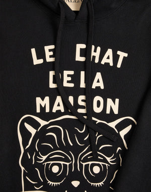 Felpa In Cotone Con Patch Le Chat De La Maison