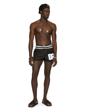 SHORT SWIM TRUNKS WITH DG PATCH