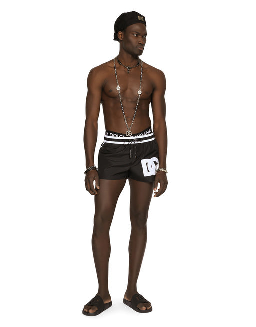 SHORT SWIM TRUNKS WITH DG PATCH