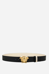 La Medusa Reversible Belt 4 Cm In Grany Calf Leather