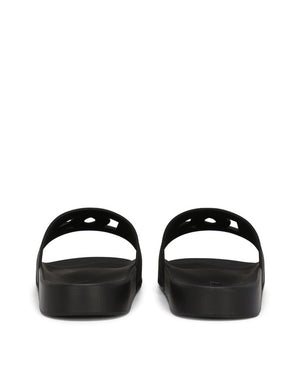RUBBER BEACHWEAR SLIDERS WITH DG LOGO