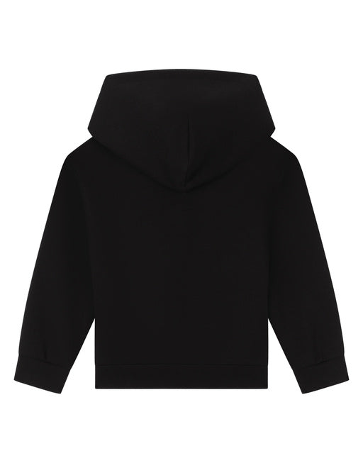 JERSEY HOODIE WITH BEE EMBROIDERY