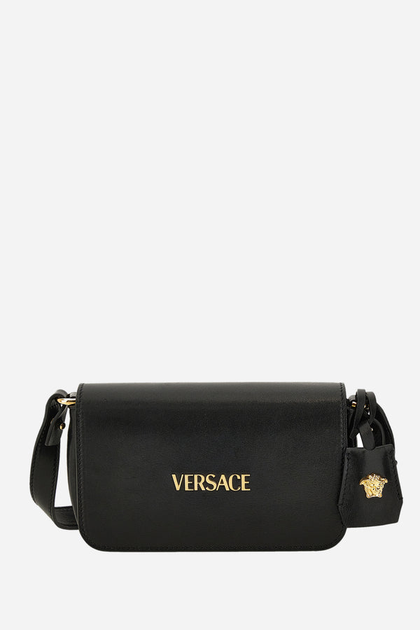 Versace Tag Mini Bag In Lamb Leather
