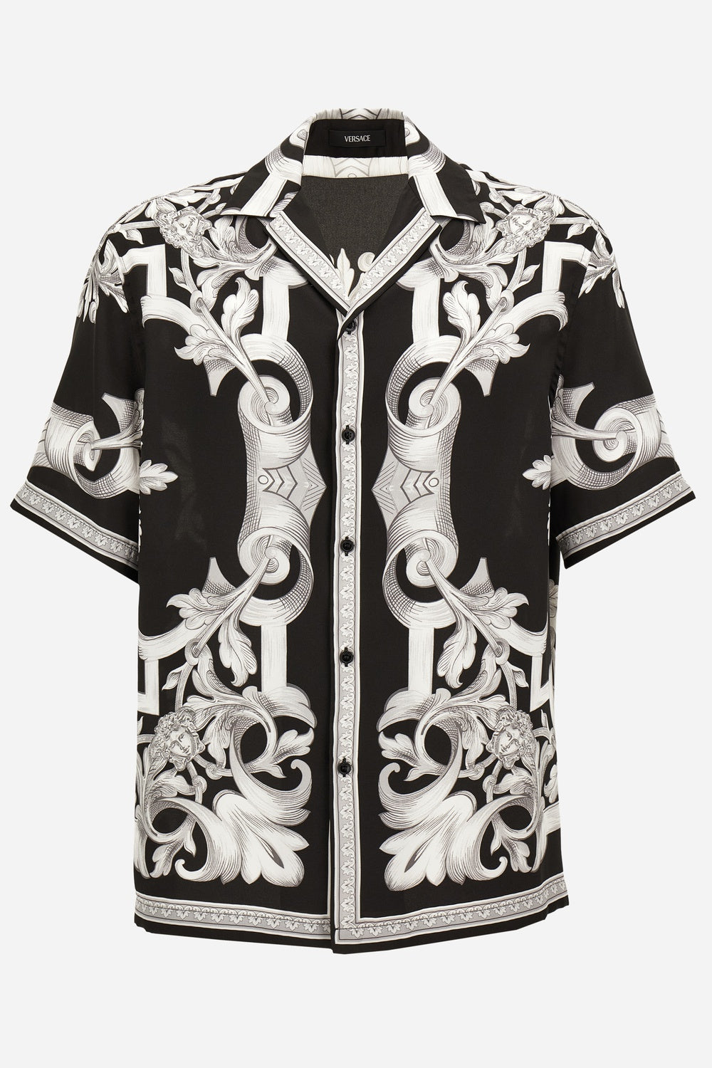 Informal Shirt In Twill Poly Architectural Barocco Print