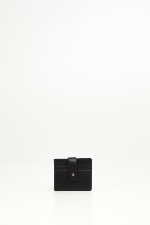 PORTACARTE DOT ROCKSTUD  IN VITELLO