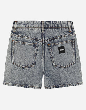 DENIM SHORTS WITH DGVIB3 LOGO