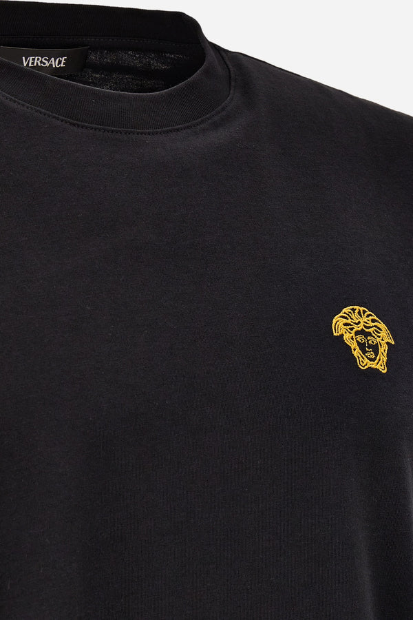 T-Shirts In Jersey-Medusa Embroidery