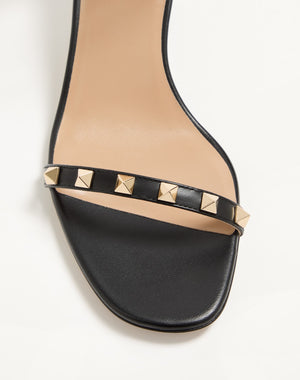 SANDALO ROCKSTUD IN VITELLO CON CINTURINI 60MM