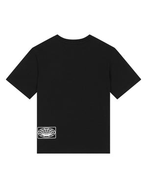 SHORT-SLEEVED JERSEY T-SHIRT WITH EMBROIDERY AND PRINT