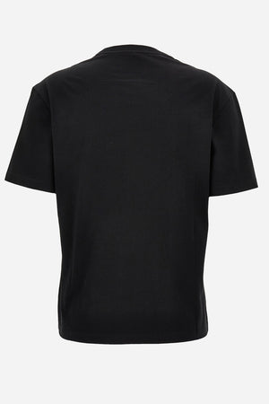 T-Shirt In Cotton Jersey With Foulard Twill Poly Print Barocco 92
