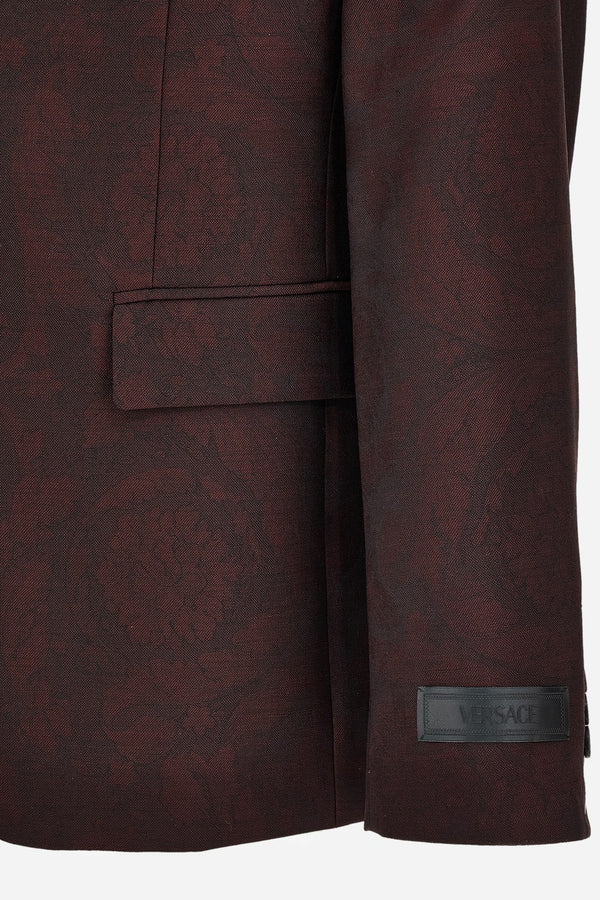 Formal Jacket In Wool Barocco Tailoring Fabric
