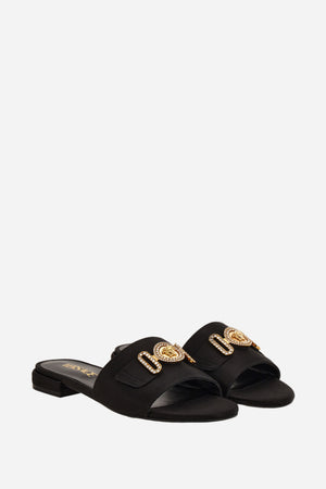 Medusa Biggie Sandal  In Satin