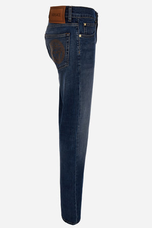 Pant Denim In Blue Stone Medium Wash Denim