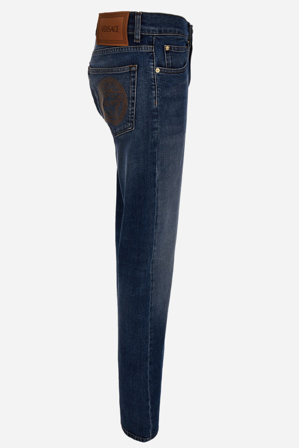Pant Denim In Blue Stone Medium Wash Denim