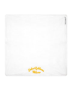 JERSEY BLANKET WITH YELLOW MAJOLICA PRINT