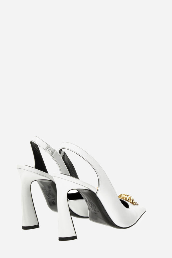 La Medusa Sling Back  In Calf Leather