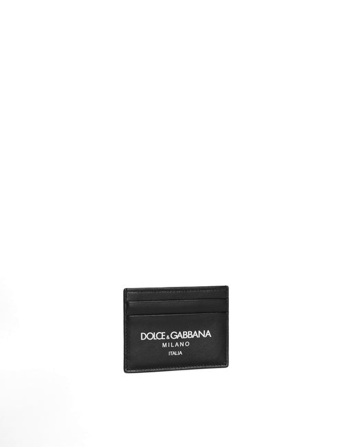 CALFSKIN CARD HOLDER WITH LOGO
