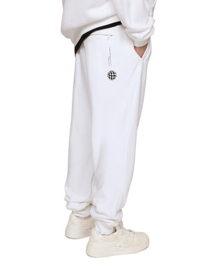 JERSEY JOGGING PANTS WITH DGVIB3 PRINT AND LOGO